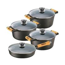 Jogo: 3 Caçarolas 1 Frigideira Ferro - Panela Mineira Jogo: 3 Caçarolas 1 Frigideira Ferro - Panela Mineira