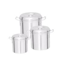 Jogo 3 Caldeirões Alumínio Cerveja Hotel Bares 24, 28 e 30cm