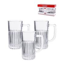 Jogo 3 canecas de chopp baden 350ml vidro hauskraft Jogo 3 canecas de chopp baden 350ml vidro hauskraft