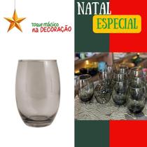 Jogo 3 Copos de Vidro California 475ml Grandes Resistentes Design Moderno Transparente para Água Suco Drinks Elegante