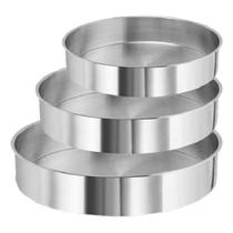 Jogo 3 Formas Assadeira Redonda Jogo 25/30/35