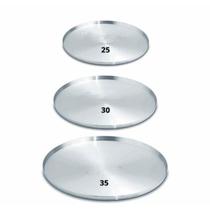 Jogo 3 Formas De Pizza 25/30/35 Cm Pizzaria Pizzas