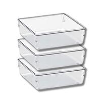 Jogo 3 Organizador de Gaveta Modular 1 Porta Maquiagem Joias Jogo 3 Organizador de Gaveta Modular 1 Porta Maquiagem Joias