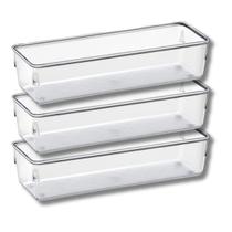 Jogo 3 Organizador Gavetas Modular 5 Porta Talheres Multiuso Jogo 3 Organizador Gavetas Modular 5 Porta Talheres Multiuso