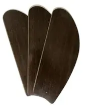 Jogo 3 Pás Tubarão Tabaco Pra Ventiladores De Teto Universal Jogo 3 Pás Tubarão Tabaco Pra Ventiladores De Teto Universal