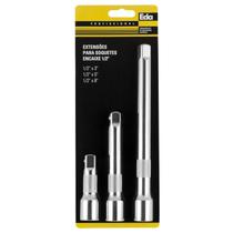 Jogo 3 Pçs de Extensões P/ Soquetes Encaixe 1/2" 0AG EDA