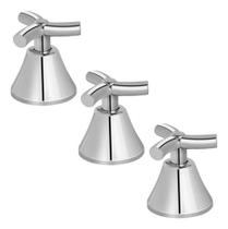 Jogo 3 Peças Acabamento Registro 3/4 Docol Primor Cromado Jogo 3 Peças Acabamento Registro 3/4 Docol Primor Cromado