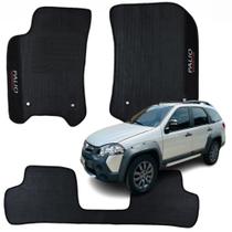 Jogo 3 Peças Tapete Personalizado Bordado Fiat Palio Locker 12 13 14 15 16 17 18 19 20 - V4142