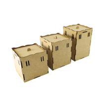 Jogo 3 Potes Bebê Passa Fita Kit Higienico Mdf Cru Jogo 3 Potes Bebê Passa Fita Kit Higienico Mdf Cru