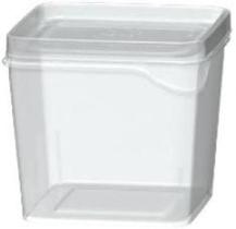 Jogo 3 Potes Organizador Quadrado 250,450,800Ml Transparente Jogo 3 Potes Organizador Quadrado 250,450,800Ml Transparente