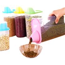 Jogo 3 Potes Portas Sabão Em Pó Multiuso 1,7L Com Copo Medidor