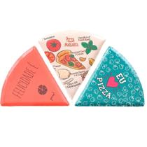 Jogo 3 Prato Formato Pizza Melamina Rígida Cozinha Atacado Jogo 3 Prato Formato Pizza Melamina Rígida Cozinha Atacado