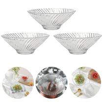 Jogo 3 Taça Sobremesa Onix Bowl Tigela Pote Vidro Açai 300ml Jogo 3 Taça Sobremesa Onix Bowl Tigela Pote Vidro Açai 300ml