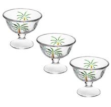 Jogo 3 Taças Para Sobremesa 180ml Mesa Posta Sorvete Bolo Jogo 3 Taças Para Sobremesa 180ml Mesa Posta Sorvete Bolo