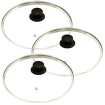 Jogo 3 Tampas de vidro Temperado Avulsas Numero 16, 28 e 32