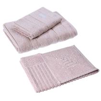 Jogo 3 Toalha Banhão Rosto Piso 500g Absorven Grossa Flo Ro Jogo 3 Toalha Banhão Rosto Piso 500g Absorven Grossa Flo Ro
