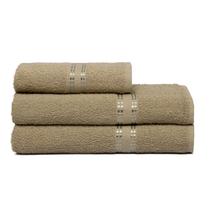 Jogo 3 Toalhas Algodão Toque Suave Alta Absorção Macia Jogo 3 Toalhas Algodão Toque Suave Alta Absorção Macia