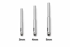 jogo 30 pçs Brocas Diamantada Serra Copo 3 4 e 5mm Fura garrafa Porcelanato Vidro p furadeira manual profissional