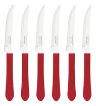 Jogo 30 Un Faca De Mesa Leme Tramontina Talher Churrasco Inox Vermelho Jogo 30 Un Faca De Mesa Leme Tramontina Talher Churrasco Inox Vermelho