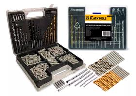 Jogo 300 Peças Brocas Concreto Metal Madeira Buchas Parede