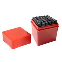 Jogo 36 Peças Marcador Pino Punção com Letras e Números 6mm Jogo 36 Peças Marcador Pino Punção com Letras e Números 6mm