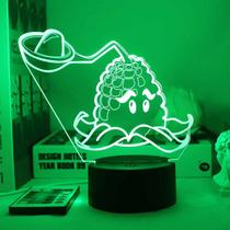 Jogo 3D Night Light Plants Vs. Quarto Zombies Corn Cannon Jogo 3D Night Light Plants Vs. Quarto Zombies Corn Cannon
