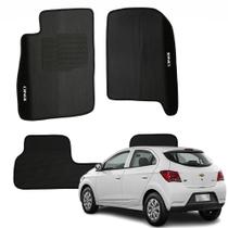 Jogo 3P Tapete Personalizado Bordado Chevrolet Onix 2012 a 2021 - V5468