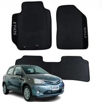 Jogo 3P Tapete Personalizado Bordado Etios Hatch 10 11 12 13 14 15 16 17 18 19 20 21 22 23 - V7019