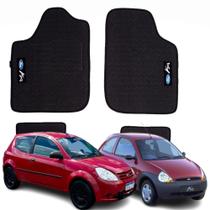 Jogo 3P Tapete Personalizado Bordado Ford KA 1996 a 2013 - CGW1160