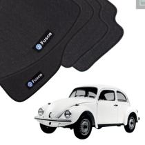 Jogo 3Pç Fusca Volks Preto Impermeável Pvc Premium 1968