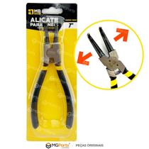 Jogo 4 Alicate para Anéis Profissional Trava Extrator Interno e Externo Bico Curvo e Reto