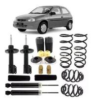 Jogo 4 Amortecedores 4 Molas 4 Batentes Corsa Wind/classic Jogo 4 Amortecedores 4 Molas 4 Batentes Corsa Wind/classic