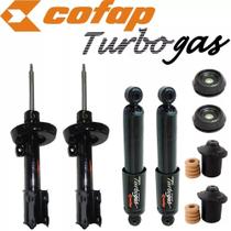 Jogo 4 Amortecedores Cofap + Kit Batentes Axios Astra 2002