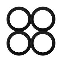 Jogo 4 Anéis Centralizador Para Toyata Kla Mazda Suziki 71,90mm Preto Jogo 4 Anéis Centralizador Para Toyata Kla Mazda Suziki 71,90mm Preto
