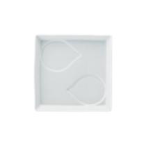 Jogo 4 Base Bowl Gota 16cm Porcelana Schmidt Couvert