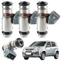 Jogo 4 Bico Injetor Fiat Uno Mille 1.0 8V Flex 2008 Até 2014