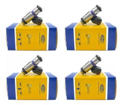 Jogo 4 Bicos Injetor Magenti Marelli Fiat Siena Iwp065 50101302 Orig