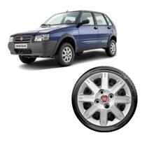 Jogo 4 Calota aro 13 Fiat Uno Way mille fire