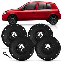 Jogo 4 Calota Centro De Roda Ferro Renault Aro 14 Amarok
