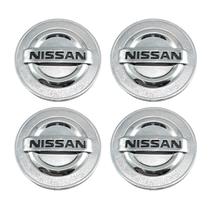 Jogo 4 Calota Centro Roda Nissan Livina Cromada