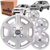 Jogo 4 Calota Corsa 1994/2011 Aro 13 Polegadas Cubo Baixo Grid Emblema GM Jogo 4 Calota Corsa 1994/2011 Aro 13 Polegadas Cubo Baixo Grid Emblema GM