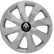 Jogo 4 Calota Elite Silver Aro 13 Renault Clio