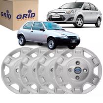Jogo 4 Calota Fiesta Street 1996 ate 2013 Aro 13 polegadas Parafuso Cubo Baixo Com Emblema Ford Jogo 4 Calota Fiesta Street 1996 ate 2013 Aro 13 polegadas Parafuso Cubo Baixo Com Emblema Ford