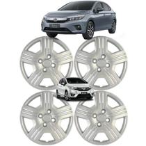 Jogo 4 Calota Fit City 2010 ate 2013 Aro 15 Polegadas Parafuso Cubo Padrão Grid Jogo 4 Calota Fit City 2010 ate 2013 Aro 15 Polegadas Parafuso Cubo Padrão Grid