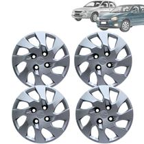 Jogo 4 Calota Gm Chevrolet Todos Aro 13 Prata - GRID