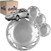 Jogo 4 Calota Gol Parati 1991 ate 2020 Aro 13 Polegadas Encaixe Pressão Grid Emblema VW Jogo 4 Calota Gol Parati 1991 ate 2020 Aro 13 Polegadas Encaixe Pressão Grid Emblema VW
