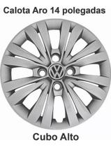 Jogo 4 Calota Gol Voyage G6 G7 2013/2015 Aro 14 - 245 Cb