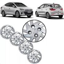 Jogo 4 Calota HB20 2020/ 14 polegadas Parafuso Cubo Baixo Grid