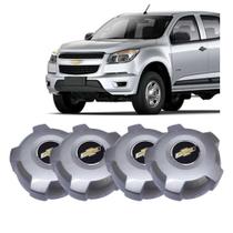 Jogo 4 Calota Miolo Roda Aco Ferro Pecas Genuinas Gm Chevrolet S10 2012 A 2022 Kit2080