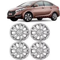 Jogo 4 Calota Modelo HB20/HB20s 2016/2018 15 Polegadas Parafuso Cubo Padrão